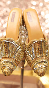 Golden Luxe (MULE HEEL)